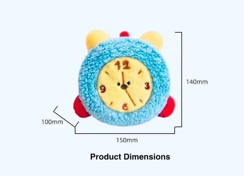 Interactive Bouncing Alarm Clock Dog Toy