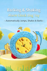 Interactive Bouncing Alarm Clock Dog Toy