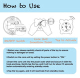 Interactive Bouncing Alarm Clock Dog Toy