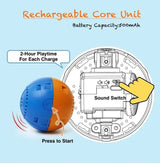 Interactive Bouncing Alarm Clock Dog Toy