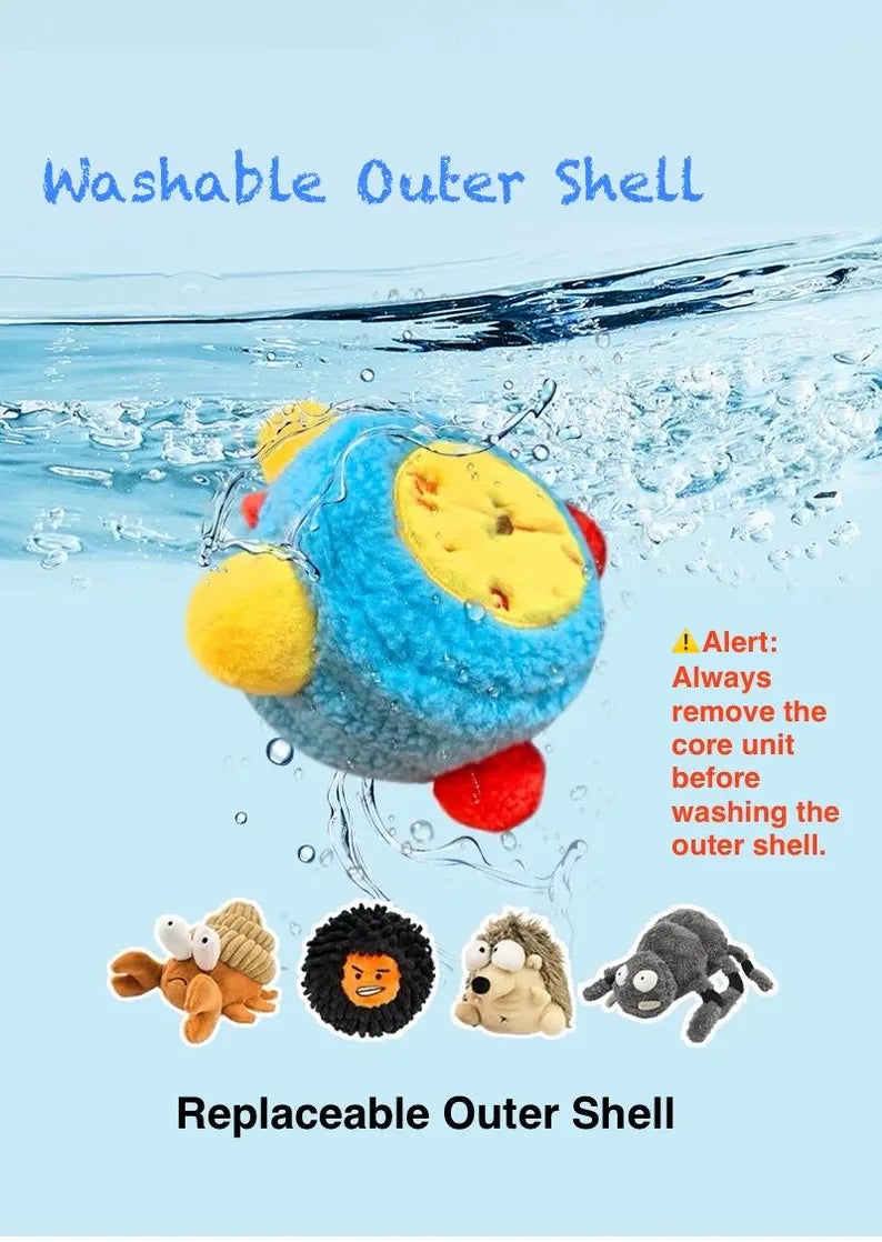 Interactive Bouncing Alarm Clock Dog Toy